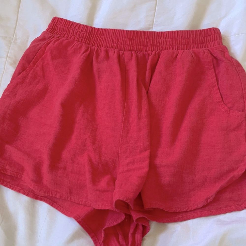 Linen shorts